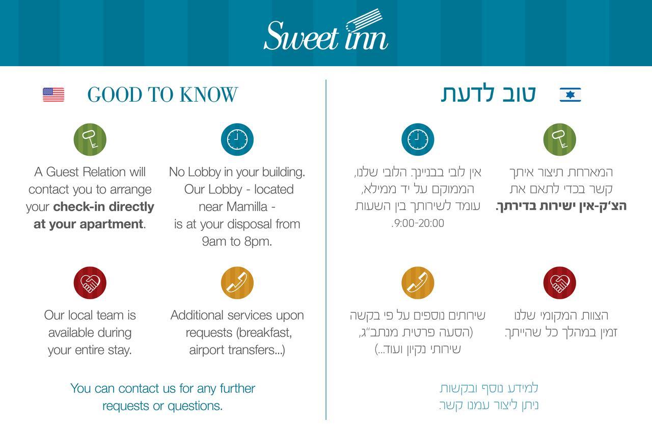Sweet Inn - Ben Maimon 19 Иерусалим Экстерьер фото